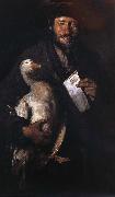 Nicolae Grigorescu Jew with a Goose oil on canvas